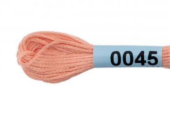 Нитки для вышивания Gamma мулине 8 м 0045 розовато-персиковый